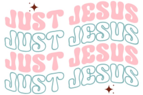 Just Jesus: A Graphic Design with a Message of Faith