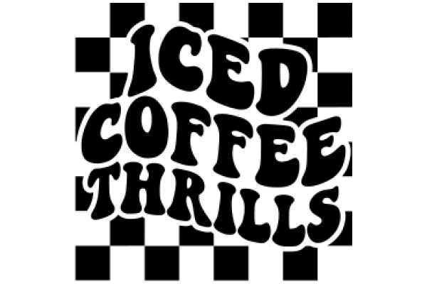 Iced Coffee Thrills: A Checkered Journey into the World of Caffeine