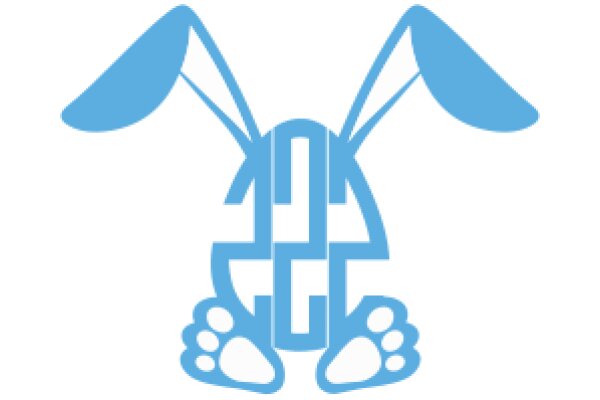 Stylized Blue Bunny Logo