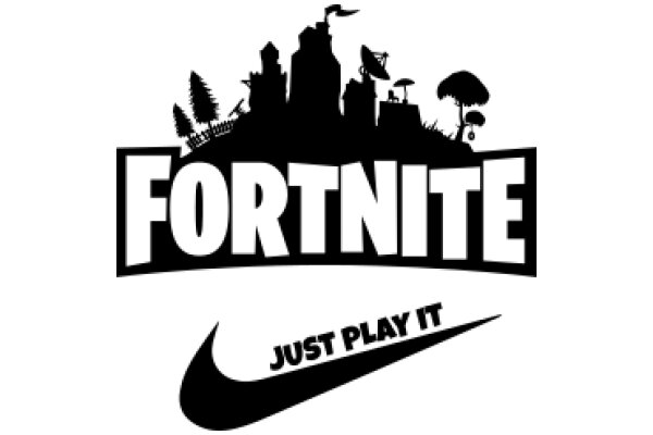 Fortnite: A Silhouette of a City with a Nike Swoosh