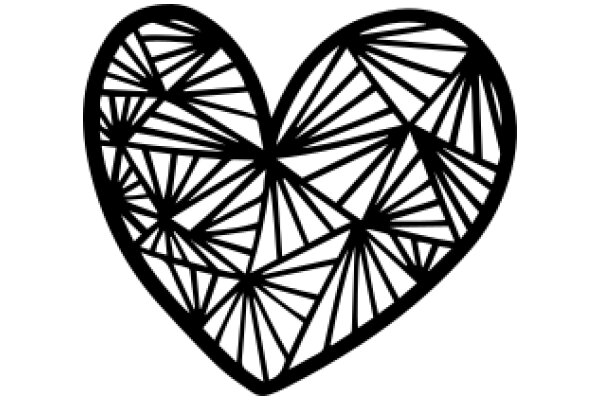 Geometric Heart Design