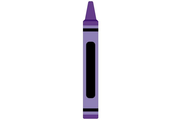 A Purple Cone with a Black Center