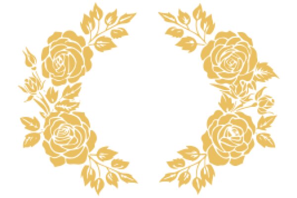 Elegant Gold Floral Decor