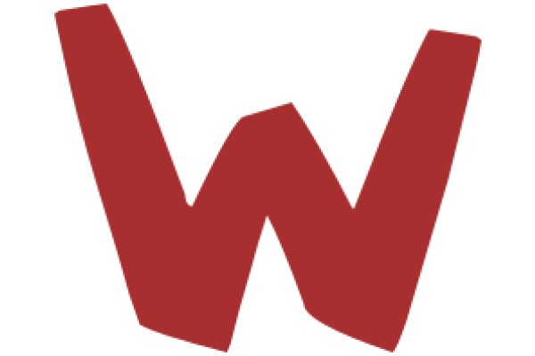 Digital Art: A Red W Logo