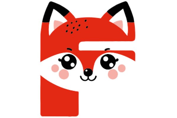 A Playful Red Fox Character