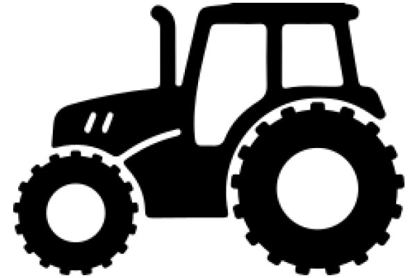 Simplified Icon of a Tractor