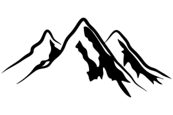 Silhouette of a Mountain Range