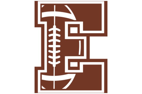 Elegant Brown and White Football Logo