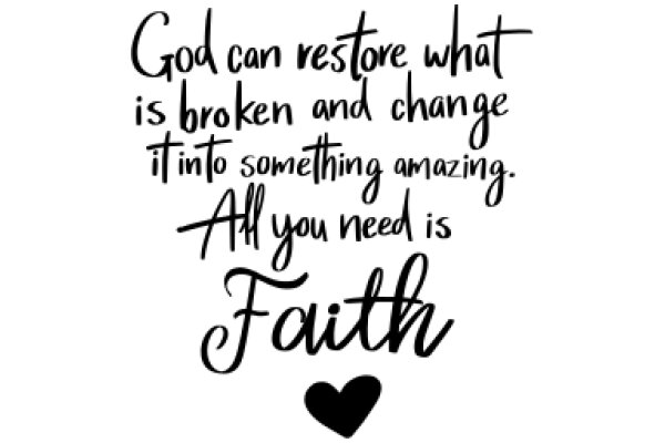 Inspirational Quote: Faith and Restoration