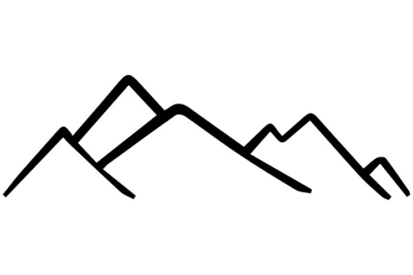 Simplistic Mountain Icon