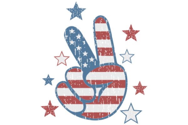 Celebrate Freedom with a Patriotic Peace Sign