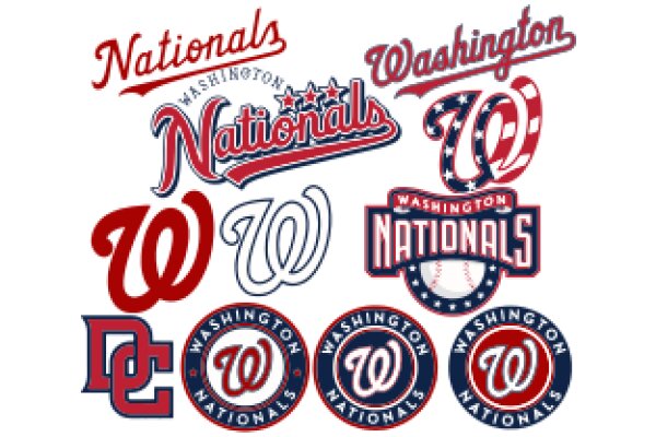 A Collection of Washington Nationals Logos and Names