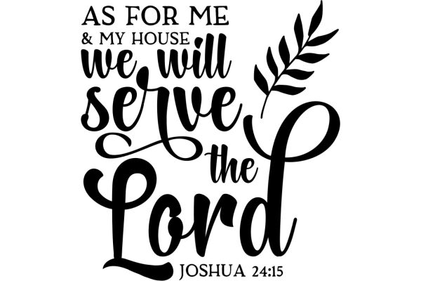 As For Me & My House, We Will Serve the Lord