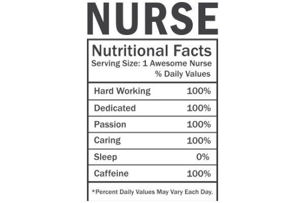 Nurse Facts: Serving Size, Hard Work, and Dedication