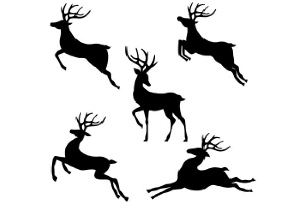 Silhouette Gallery: A Collection of Elegant Deer Silhouettes