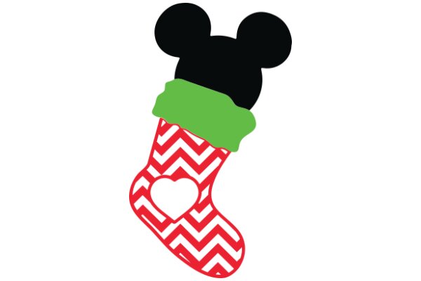 Disney-Inspired Christmas Stocking with Mickey Mouse Ears