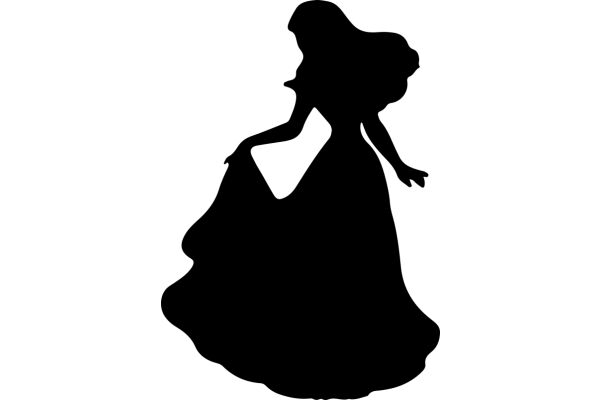 Silhouette of a Cinderella-like Figure