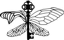 A Key and a Dragonfly: A Symbol of Transformation and Freedom