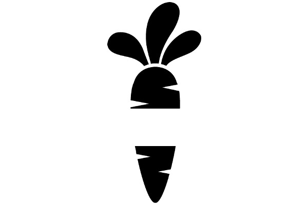 Simplistic Icon of a Plant with a Pointy Top