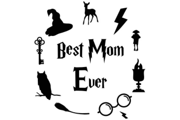 Best Mom Ever: A Collection of Iconic Symbols and Quotes