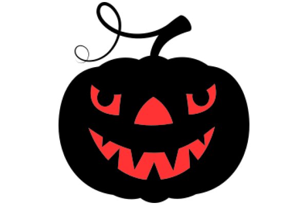 Halloween-themed logo with a playful twist