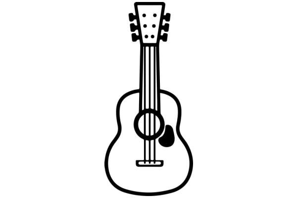 Simplistic Guitar Icon