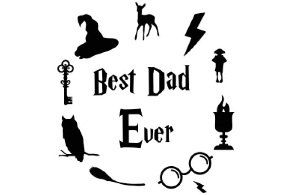 Best Dad Ever: A Collection of Iconic Symbols and Quotes