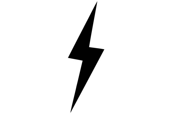 Simplistic Logo of a Lightning Bolt