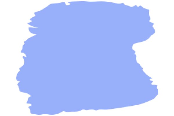 A Blue Silhouette of a State or Country