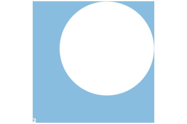 Simplicity in Design: A Blue Circle on a Blue Background