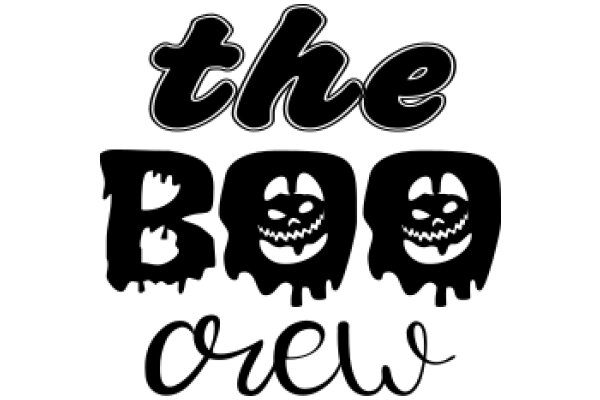 The Boo Crew: A Playful Halloween-Themed Logo