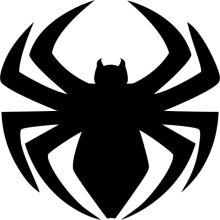 Stylized Spider Silhouette