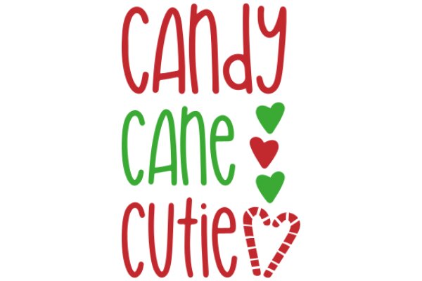 Candy Cane Cutie: A Festive Holiday Greeting