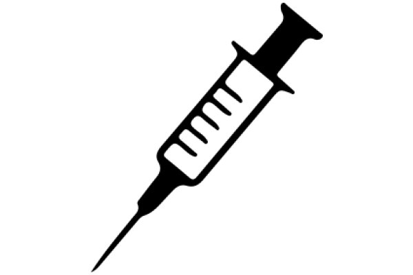 A Simple Icon of a Syringe