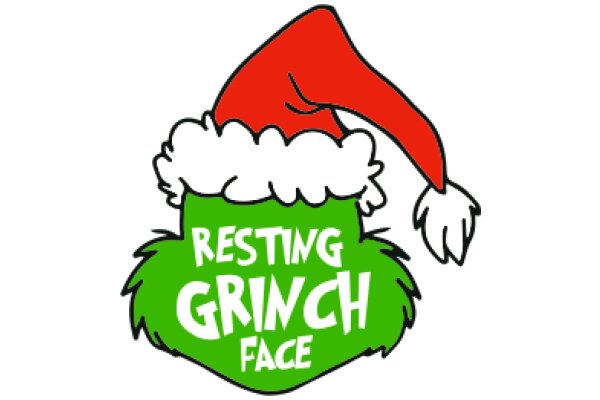 Resting Grinch Face: A Festive Holiday Design