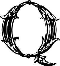 Stylized Black and White Artwork of a Circular Wreath with Animal Motifs