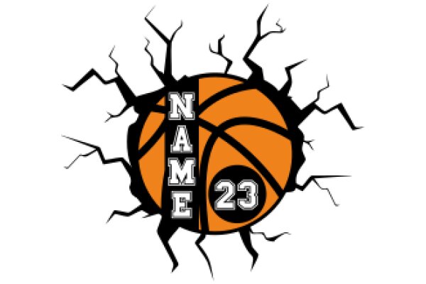 Name 23: A Graphic Design of a Basketball Logo