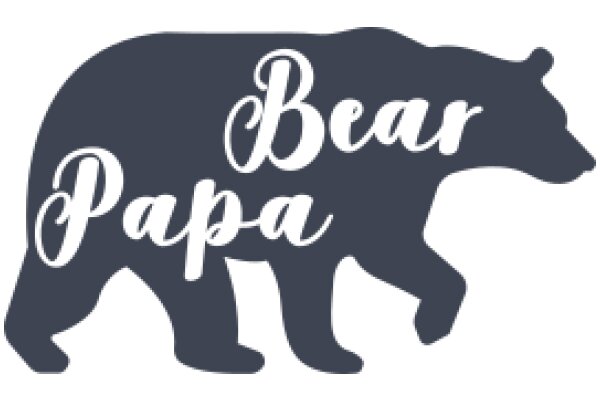 Stylized Bear Logo with the Word 'Papa' Below It