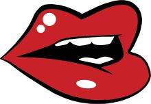 Vivid Red Lip Logo