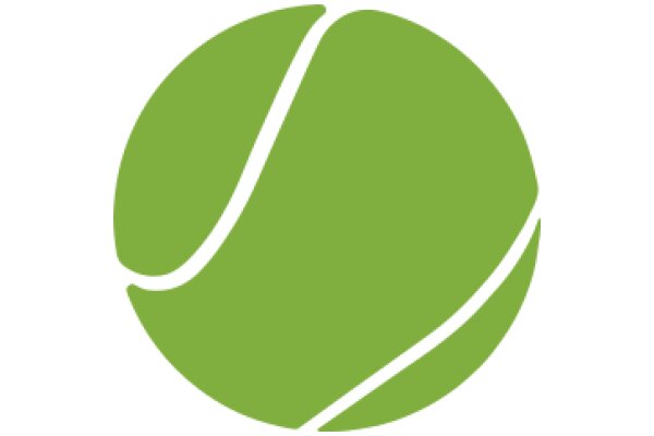 Vibrant Green Tennis Ball Logo