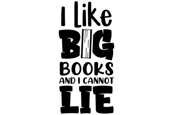 I Like Big Books and I Cannot Lie