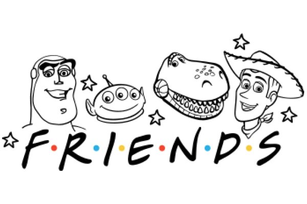 Friends: A Whimsical Cartoon Adventure