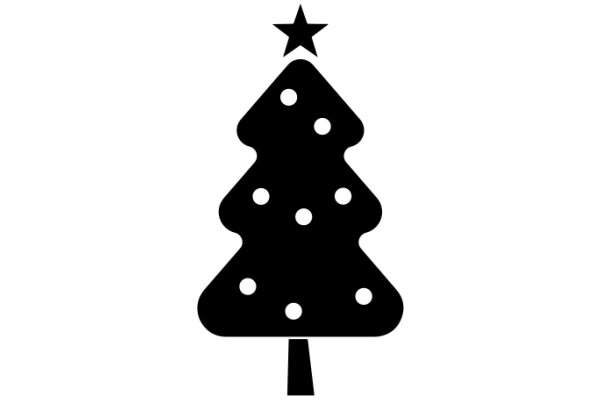 A Simple, Christmas Tree Silhouette