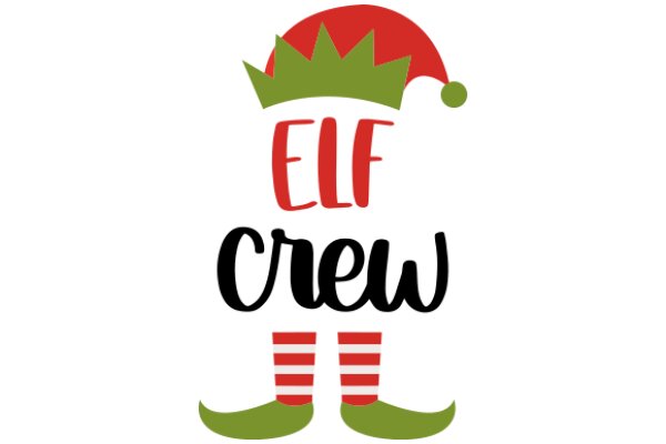 Elf Crew: A Festive Holiday-Themed Logo