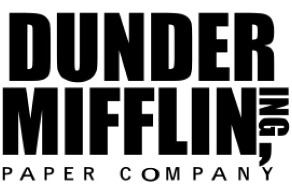 A Solid Backdrop for the Dunder Mifflin Paper Company Logo