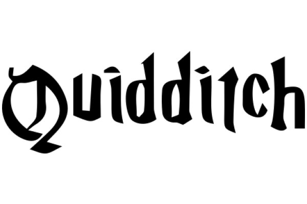 Stylized Text: Quidditch Logo