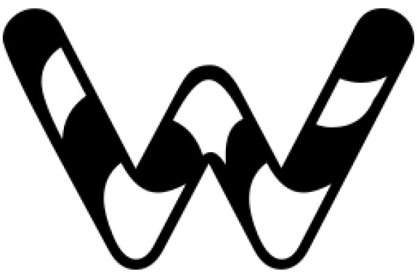 Stylized Logo of a W