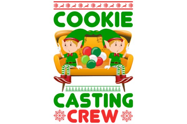 Cookies and Casting: A Festive Advertisement for a Christmas-Themed Crew