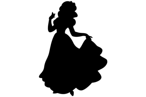 Silhouette of a Dancing Princess