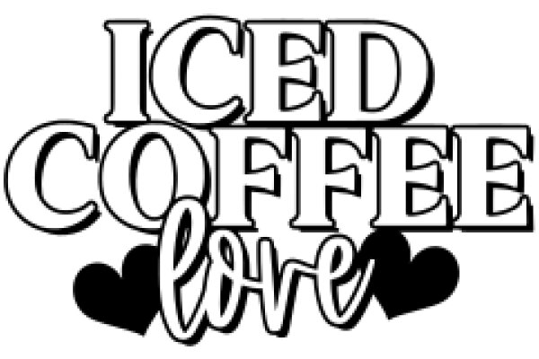 Iced Coffee Love: A Graphic Design for Coffee Lovers